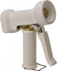 Vikan - Garden Hose Trigger Pistol Nozzle - Brass, Stainless Steel, Rubber - Apex Tool & Supply