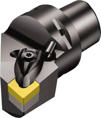 Sandvik Coromant - Right Hand Cut, Size C6, CNMG 643 Insert Compatiblity, Modular Turning & Profiling Cutting Unit Head - 45mm Ctr to Cutting Edge, 65mm Head Length, Through Coolant, Series T-Max P - Apex Tool & Supply