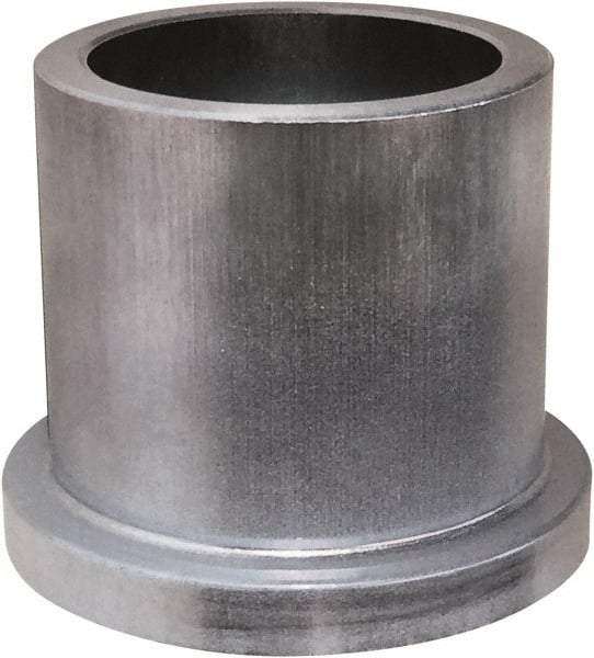 Bunting Bearing - 1-1/4" Inside x 1-1/2" Outside Diam, Powdered Metal Flanged Bearing - 1-3/4" Flange Outside Diam, 3/16" Flange Thickness, 1" OAL - Apex Tool & Supply