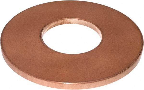 Bunting Bearing - 9/16" Inside x 1-1/4" Outside Diam, 1/16" Thick, Metal Dri-Plane Thrust Bearing - 40,000 Max Pressure x Velocity - Apex Tool & Supply