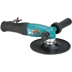 Dynabrade - 7" Max Disc, 6,000 RPM, Pneumatic Handheld Disc Sander - 26 CFM, 1/4" Inlet, 1.3 hp, 90 psi - Apex Tool & Supply