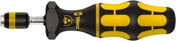 Wera - 1 Piece, 1.2 to 3 N/m, Adjustable Torque Limiting Screwdriver - 0.025" Drive - Apex Tool & Supply