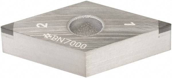 Sumitomo - 2NU-DNGA431 - Grade BN7000 PCBN Turning Insert - 55° Diamond, 1/2" Inscr Circle, 3/16" Thick, 1/64" Corner Radius - Apex Tool & Supply