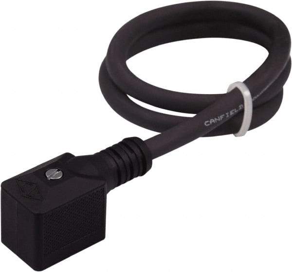Canfield Connector - Solenoid Valve Connector/Gasket/Cord Assembly - Use with Solenoid Valves - Apex Tool & Supply