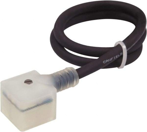 Canfield Connector - Solenoid Valve Connector/Gasket/Cord Assembly - Use with Solenoid Valves - Apex Tool & Supply