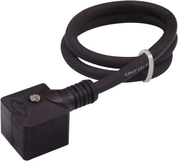 Canfield Connector - Solenoid Valve Connector/Gasket/Cord Assembly - Use with Solenoid Valves - Apex Tool & Supply