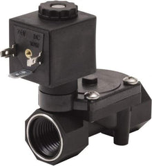 Spartan Scientific - 3/8" NPT Port, 2 Way, 2 Position, Glass Filled Nylon Solenoid Valve - Normally Closed, EPDM Seal - Apex Tool & Supply