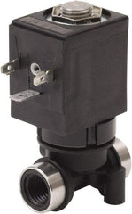 Spartan Scientific - 3/8" NPT Port, 3 Way, 2 Position, Glass Filled Nylon Solenoid Valve - Normally Closed, Viton Seal - Apex Tool & Supply