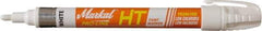 Markal - White Paint Marker - Bullet Tip - Apex Tool & Supply