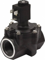 Spartan Scientific - 1" NPT Port, 2 Way, 2 Position, Glass-Filled Polyester Solenoid Valve - Normally Closed, NBR Seal - Apex Tool & Supply