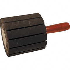 Dynabrade - 1-1/2" Wide x 1-1/2" Diam, Expander Wheel Spiral Band Drum - 1/4" Shank Diam, 10,000 RPM - Apex Tool & Supply