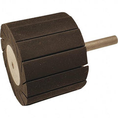 Dynabrade - 1-1/2" Wide x 2" Diam, Expander Wheel Spiral Band Drum - 1/4" Shank Diam, 7,500 RPM - Apex Tool & Supply