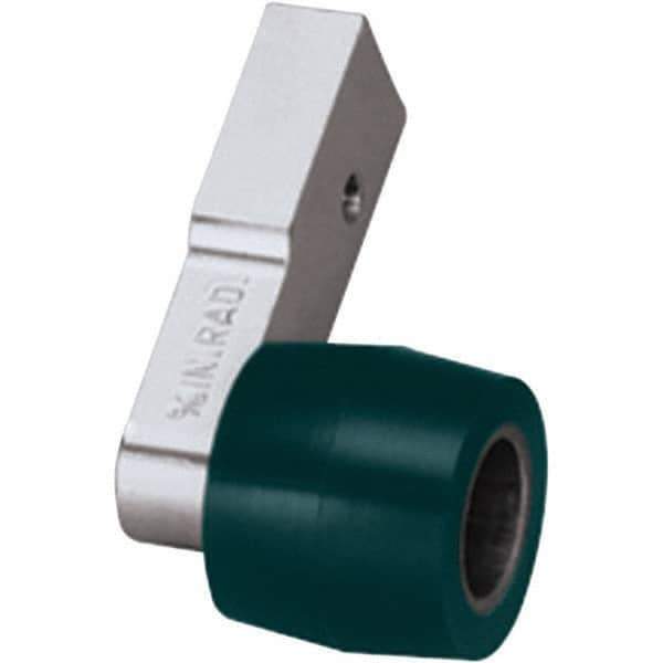 Dynabrade - 1" Wide Contact Wheel Assembly Arm - 18" Belt Length x 1" Belt Width, Flat, Urethane, 70" Contact Wheel Diam - Apex Tool & Supply