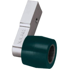 Dynabrade - 1" Wide Contact Wheel Assembly Arm - 18" Belt Length x 1" Belt Width, Flat, Urethane, 70" Contact Wheel Diam - Apex Tool & Supply