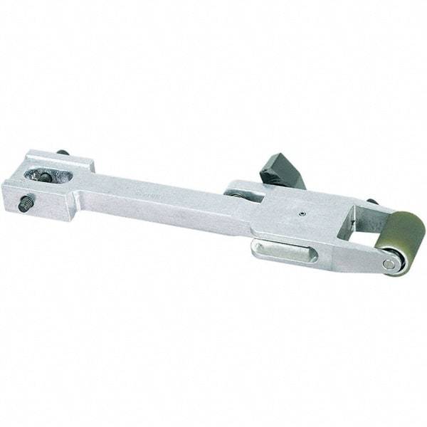 Dynabrade - 1-1/4" Wide Contact Arm - 72" Belt Length x 1-1/4" Belt Width, Urethane, 70" Contact Wheel Diam - Apex Tool & Supply