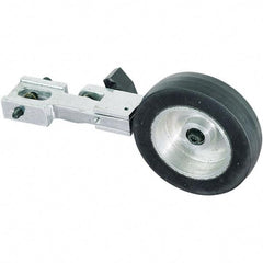 Dynabrade - 1" Wide Electric Versatility Belt Grinder Contact Arm - 72" Belt Length x 1" Belt Width, 40" Contact Wheel Diam - Apex Tool & Supply