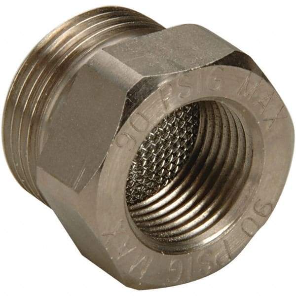 Dynabrade - Air Right-Angle Sander Inlet Bushing - Use with 52655, Includes (2) Screens - Apex Tool & Supply