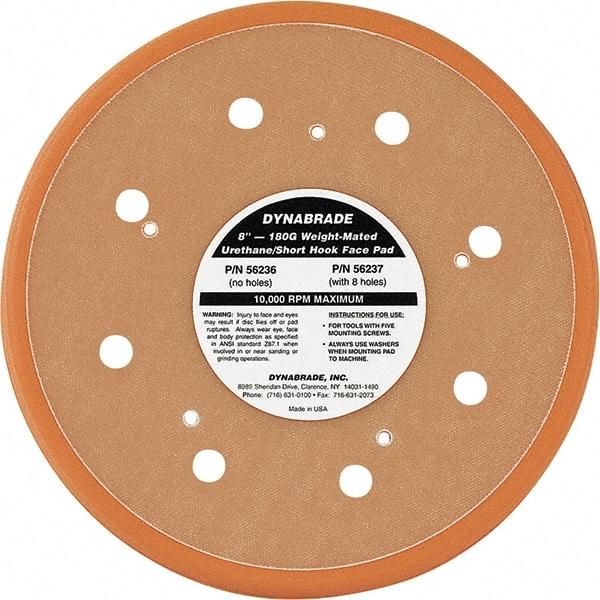 Dynabrade - 6" Diam Disc Backing Vacuum Replacement Pad - Medium Density, 12,000 RPM - Apex Tool & Supply