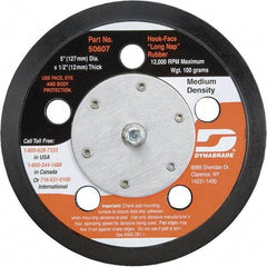 Dynabrade - 5" Diam Disc Backing Vacuum Replacement Pad - Medium Density, 12,000 RPM - Apex Tool & Supply