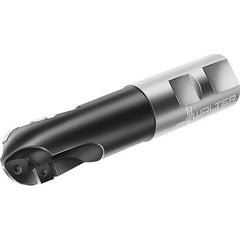 Walter - 25.4mm Cut Diam, 23mm Max Depth of Cut, 31.75mm Shank Diam, 152.4mm OAL, Indexable Ball Nose End Mill - 22,900 Max RPM - Apex Tool & Supply