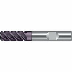 Walter-Prototyp - 8mm, 4 Flute, Solid Carbide, 2mm End Mill - 2.48" OAL, 50° Helix, Right Hand Flute, 25mm LOC, Right Hand Cut - Apex Tool & Supply