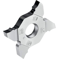 Walter - GD8 Grade WSM23S, 3mm Cutting Width Grooving Insert - 0.2mm Corner Radius, TiAlN+Al2O3+(Al) Finish - Apex Tool & Supply