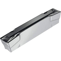 Walter - UF8 Grade WSM23S, 2.39mm Cutting Width Grooving Insert - 0.2mm Corner Radius, TiAlN+Al2O3+(Al) Finish - Apex Tool & Supply