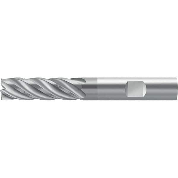 Walter-Prototyp - 8mm, 5 Flute, Solid Carbide, 0.4mm End Mill - 2.677" OAL, 35° Helix, Right Hand Flute, 25mm LOC, Right Hand Cut - Apex Tool & Supply
