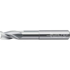 Walter-Prototyp - 19.05mm, 3 Flute, Solid Carbide, 0.381mm End Mill - 5" OAL, 30° Helix, Right Hand Flute, 79mm LOC, Right Hand Cut - Apex Tool & Supply