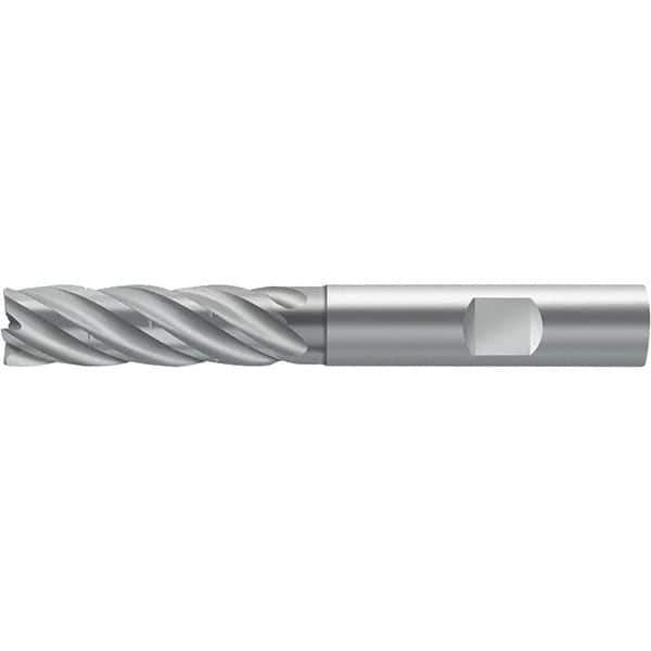 Walter-Prototyp - 16mm, 6 Flute, Solid Carbide, 0.8mm End Mill - 4.528" OAL, 35° Helix, Right Hand Flute, 60mm LOC, Right Hand Cut - Apex Tool & Supply