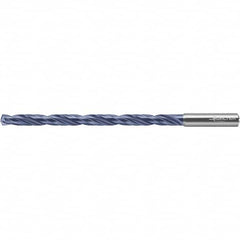 Walter-Titex - 9.5mm 140° 2-Flute Solid Carbide Extra Length Drill Bit - Apex Tool & Supply