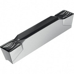 Walter - UF4 Grade WSM33S, 8mm Cutting Width Grooving Insert - 4mm Max Depth of Cut, 0.8mm Corner Radius, TiAlN+Al2O3+(Al) Finish - Apex Tool & Supply