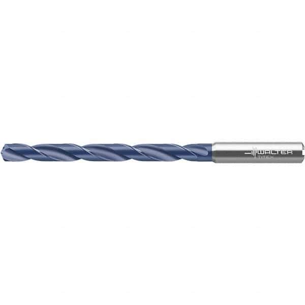 Walter-Titex - 4.1mm 140° Solid Carbide Jobber Drill - TiNAl Finish, Right Hand Cut, 85mm OAL - Apex Tool & Supply