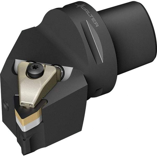 Walter - 95° Lead Angle, Indexable Turning Toolholder - 74mm OAL, Series DWLN-CAPTO-AUSSEN-P - Apex Tool & Supply