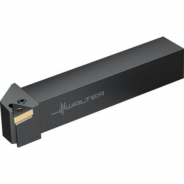 Walter - 91° Lead Angle, 16mm Shank Height x 16mm Shank Width, Indexable Turning Toolholder - 100mm OAL, Series PTGN-ISO-AUSSEN - Apex Tool & Supply