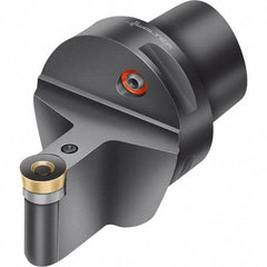 Walter - 0° Lead Angle, Indexable Turning Toolholder - 90mm OAL, Series PRDC-CAPTO-AUSSEN - Apex Tool & Supply