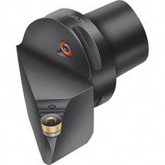 Walter - 0° Lead Angle, Indexable Turning Toolholder - 128mm OAL, Series PRSC-CAPTO-AUSSEN - Apex Tool & Supply