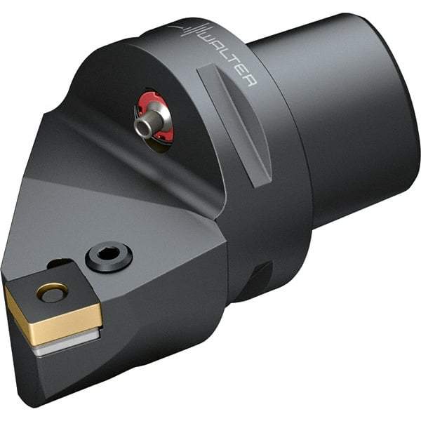 Walter - 75° Lead Angle, Indexable Turning Toolholder - 103mm OAL, Series PSRN-CAPTO-AUSSEN - Apex Tool & Supply