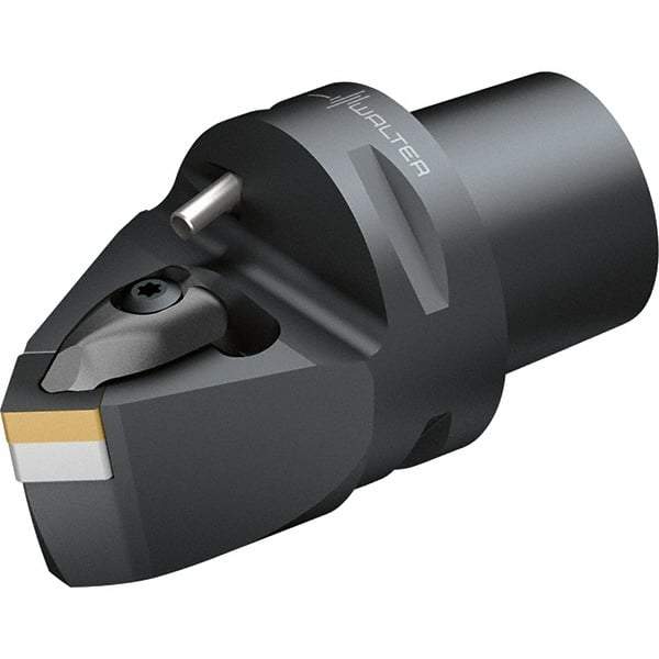 Walter - 45° Lead Angle, Indexable Turning Toolholder - 74mm OAL, Series DSDN-CAPTO-AUSSEN - Apex Tool & Supply