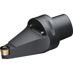 Walter - 0° Lead Angle, Indexable Turning Toolholder - 138mm OAL, Series SRDC-CAPTO-AUSSEN-45 - Apex Tool & Supply