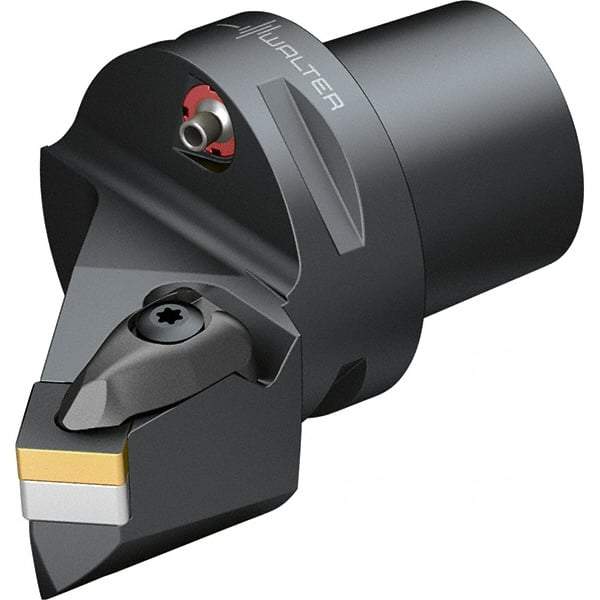 Walter - 45° Lead Angle, Indexable Turning Toolholder - 102.24mm OAL, Series DSSN-CAPTO-AUSSEN - Apex Tool & Supply