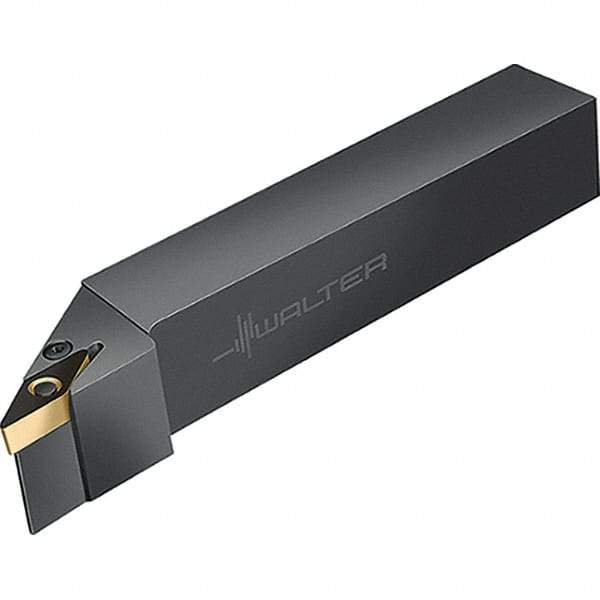Walter - 93° Lead Angle, 16mm Shank Height x 16mm Shank Width, Indexable Turning Toolholder - 100mm OAL, Series PVJB-ISO-AUSSEN - Apex Tool & Supply