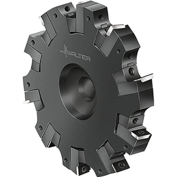 Walter - 3/4" Cutting Width, 125mm Cutter Diam, Indexable Slotting Cutter - Apex Tool & Supply