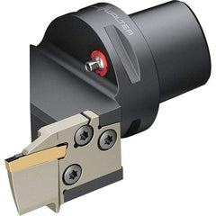 Walter - 0.591" Max Depth of Cut, Indexable Grooving Cutoff Toolholder - Series NCEE-GX24-CAPTO - Apex Tool & Supply
