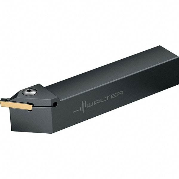 Walter - 4mm Max Depth of Cut, Indexable Grooving Tool Holder - 25mm Shank Height, 25mm Shank Width, 143.75mm OAL - Apex Tool & Supply