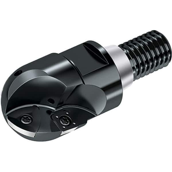 Walter - 50mm Cut Diam, 46mm Max Depth of Cut, 45mm Shank Diam, 105mm OAL, Indexable Ball Nose End Mill - 8,900 Max RPM - Apex Tool & Supply