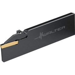 Walter - 1.024" Blade Height, 0.285" Blade Width, 4.331" OAL, Right Hand Cut, Indexable Cut-Off Blade - 23mm Max Depth of Cut, G1041 Blade, G1041 Series - Apex Tool & Supply