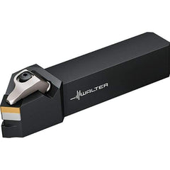 Walter - 45° Lead Angle, 25mm Shank Height x 25mm Shank Width, Indexable Turning Toolholder - 138.65mm OAL, Series DSSN-ISO-AUSSEN-P - Apex Tool & Supply