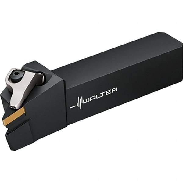 Walter - 93° Lead Angle, 19.05mm Shank Height x 19.05mm Shank Width, Indexable Turning Toolholder - 114.2mm OAL, Series DVJN-ISO-AUSSEN-INCH-P - Apex Tool & Supply