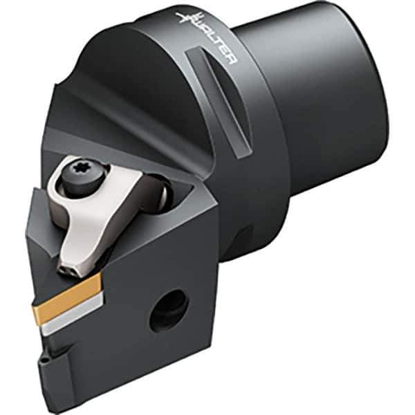 Walter - 93° Lead Angle, Indexable Turning Toolholder - 128mm OAL, Series DVJB-CAPTO-AUSSEN-P - Apex Tool & Supply